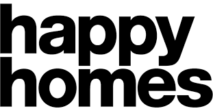 Bild på logo för happy homes med länk till deras hemsida som öppnas i nytt fönster